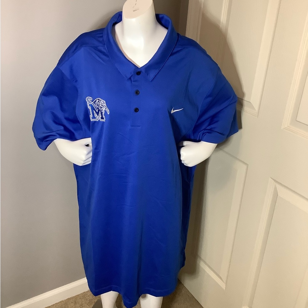 Men Memphis Tigers 3XL Nike Dri Fit Scooter’s Coffee Frisco Bowl Polo Shirt